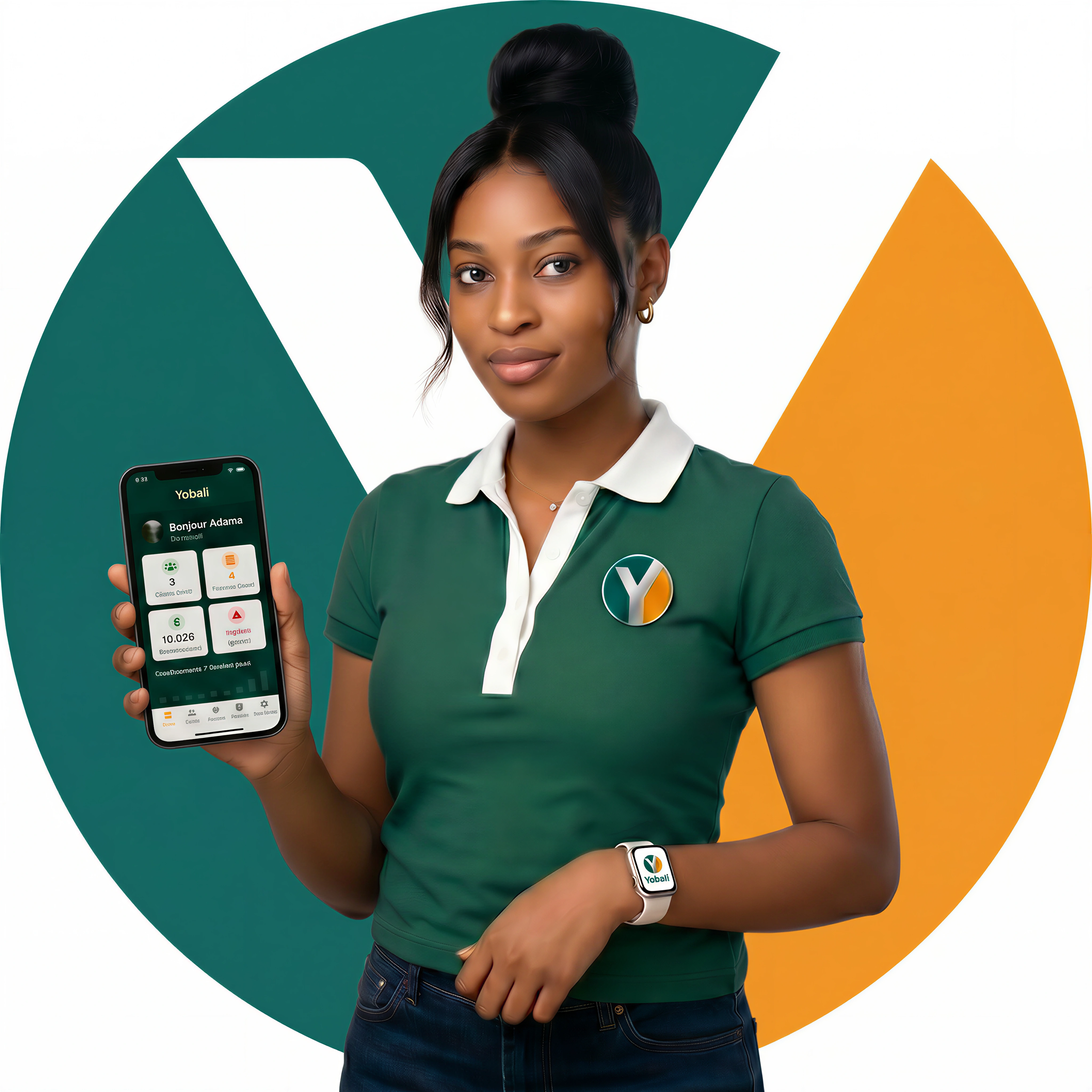 Entrepreneure utilisant Yobali